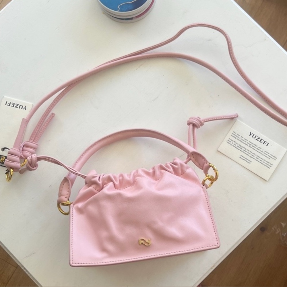 NWT- Yuzefi Made in Spain-Pink Bom Bag